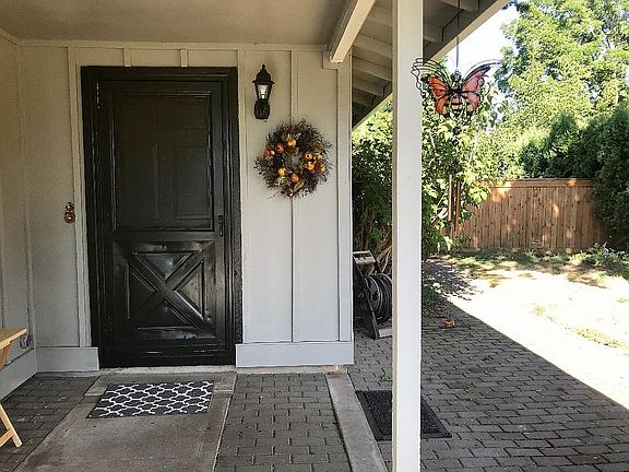 Covered front walkway