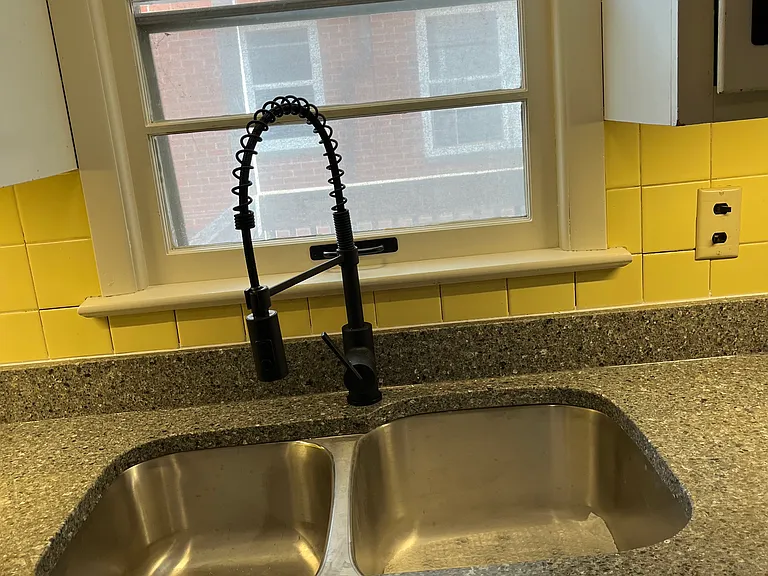 Kitchen with granite countertop