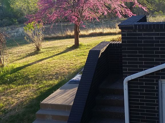 balcony view of backyard