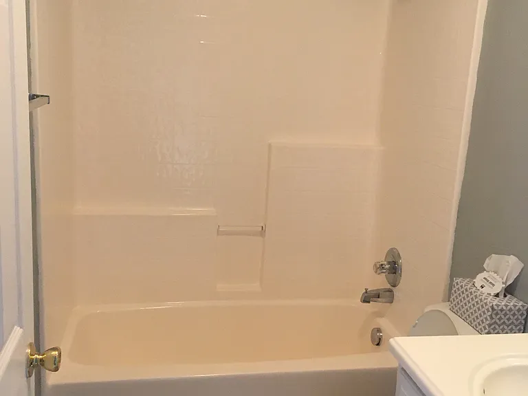 Shared hall bathroom