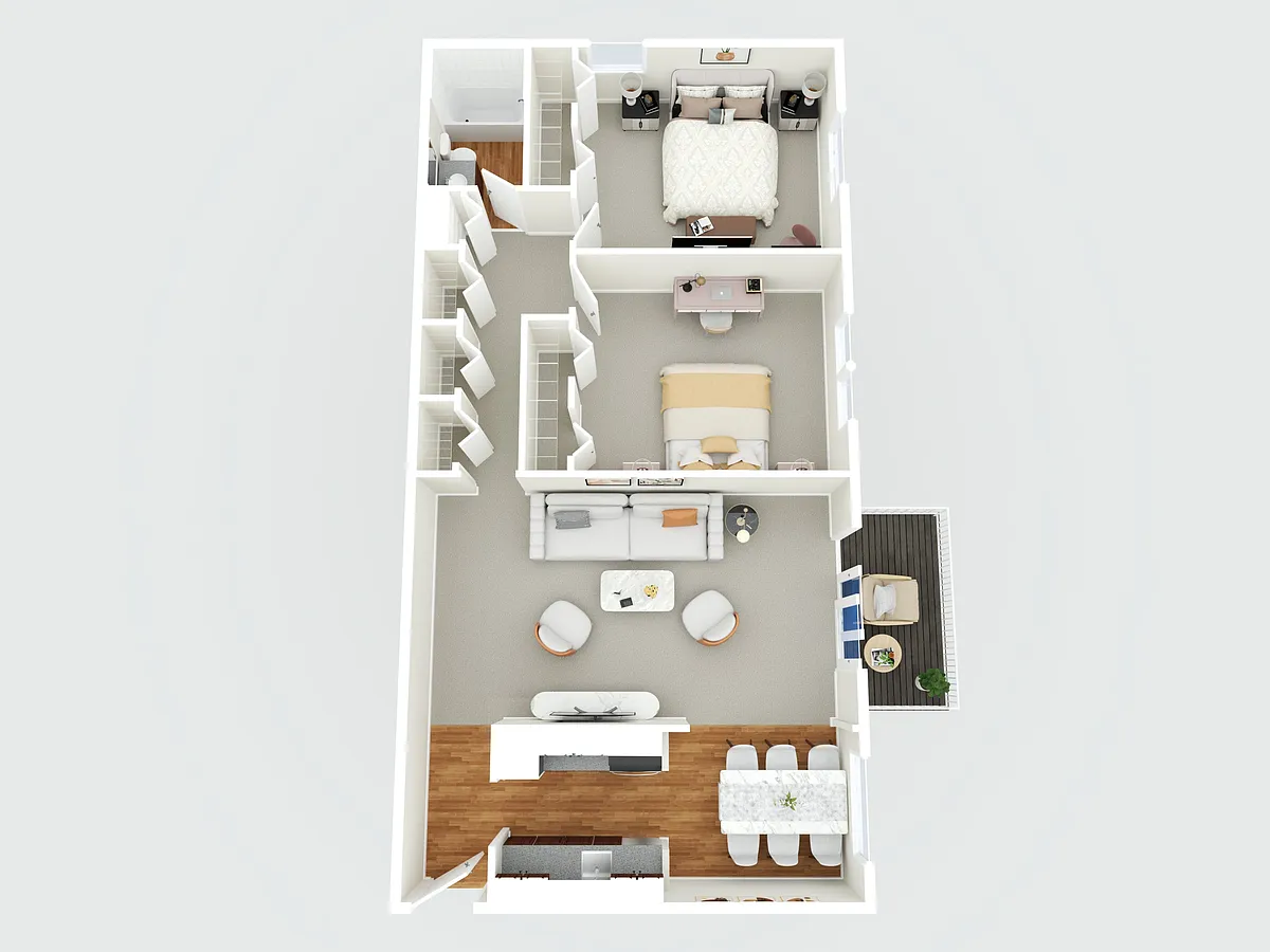 Floor plan 2 Bedroom