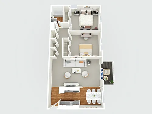 Floor plan 2 Bedroom