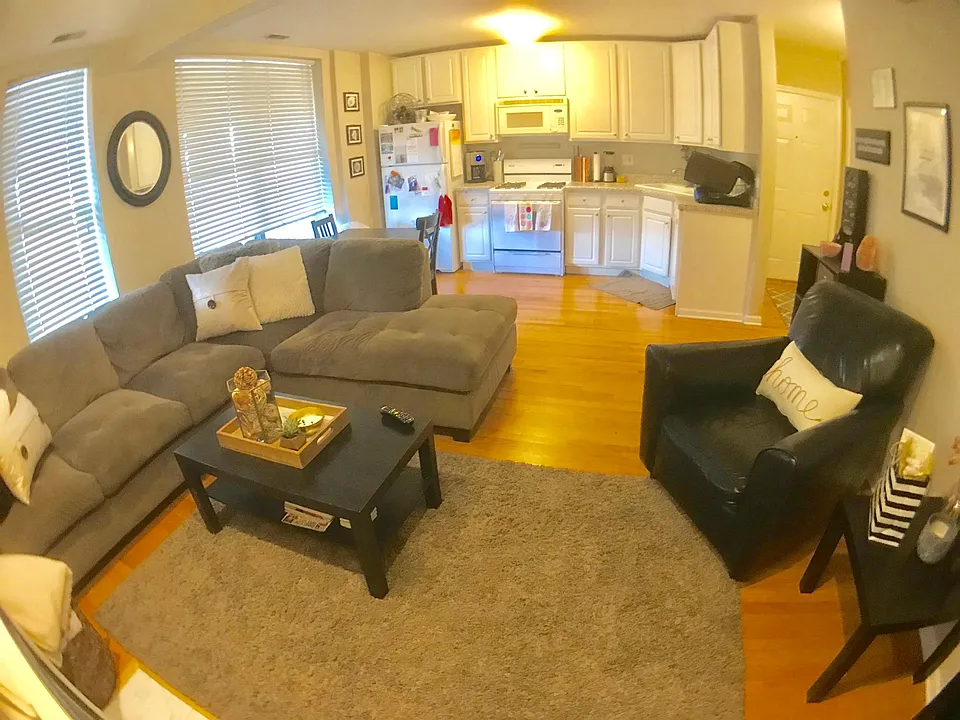 Open concept kitchen 