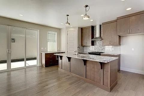 Kitchen, eating area
