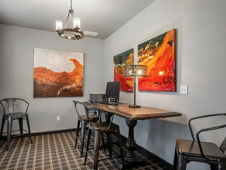 Business Center in Carrollton Apartment Community