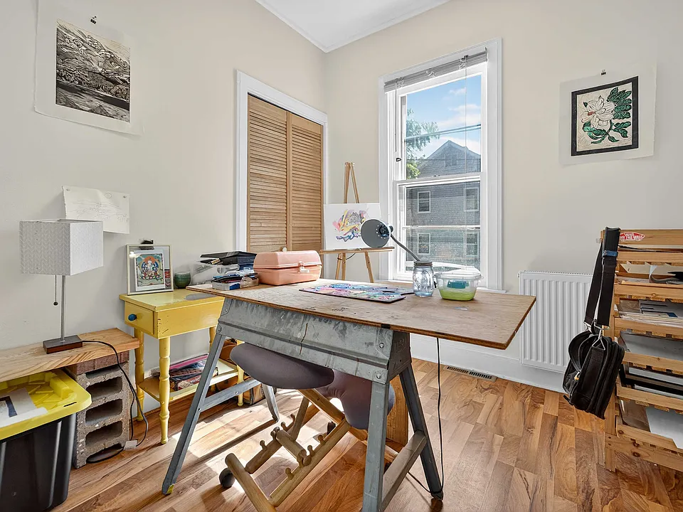 Bedroom #1, prior renter used as a home studio.