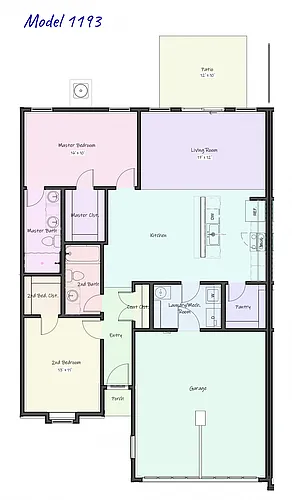 Floor plan TEAYS Duplex