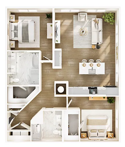 Floor plan B3P