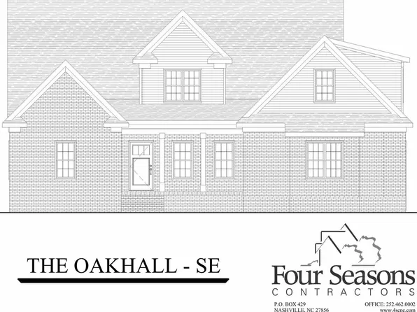 The Oakhall Plan, Four Seasons Nash County New Homes