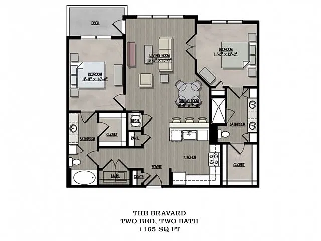 Floor plan The Bravard