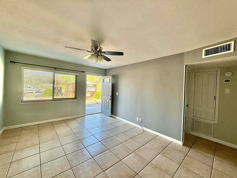 ALL tile floors. No carpet.