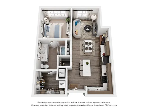 Floor plan 1J