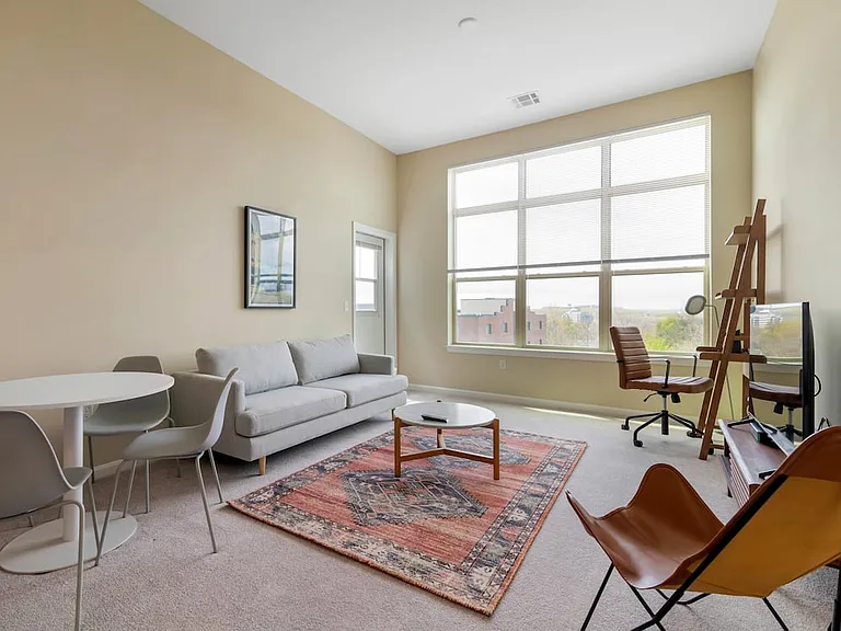 Furnished+ apartment homes include a dining set (Representative Image exact items and style of furnishings may vary)