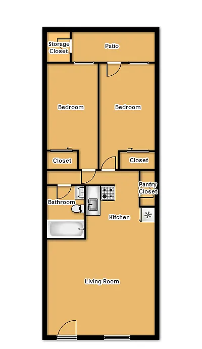 Floor plan 2X1