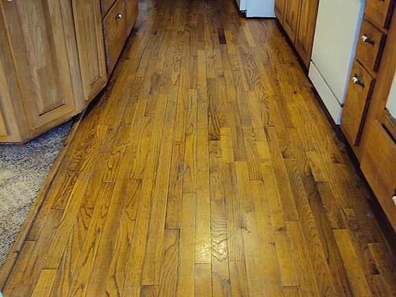 Hardwood floor in Kitchen