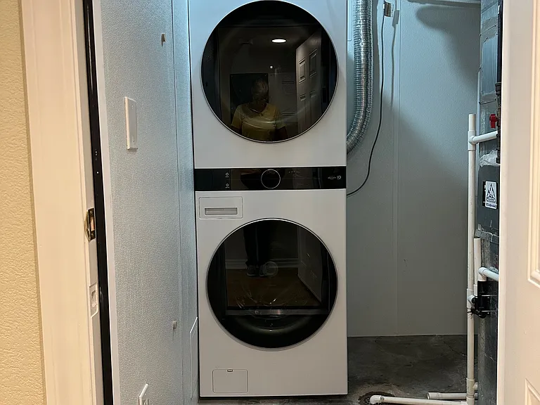 LG Washer/dryer stack.