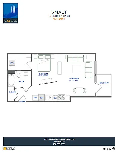 Floor plan Smalt