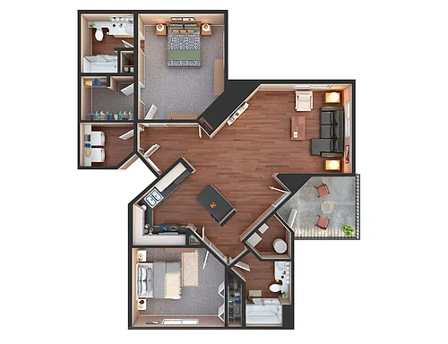 Floor plan B2