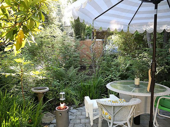 Patio by the creek