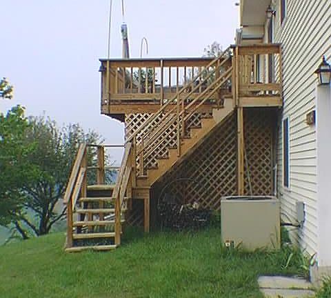 Rear deck