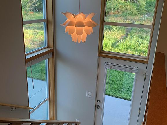 Stairway to back yard