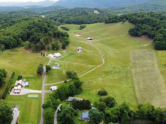 Ariel view of farm, subject property is unit #4 second building on left, this is the East looking view