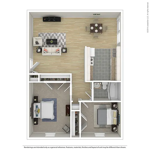 Floor plan 2 Bedroom