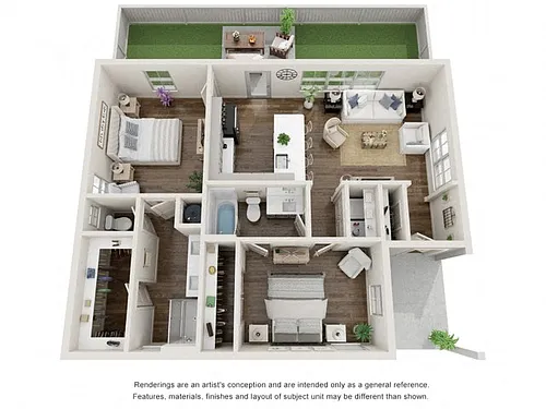 Floor plan 2 Bed Blackberry Cottage