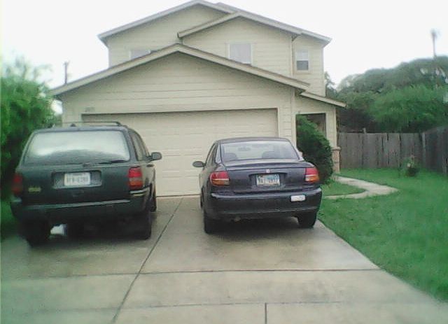 front of the house