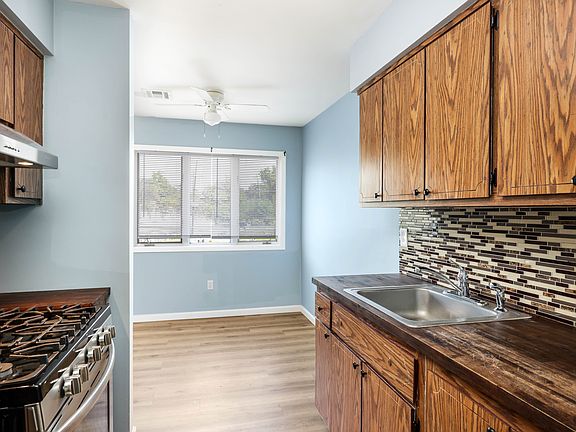 Dining area is conveniently adjacent to the kitchen.