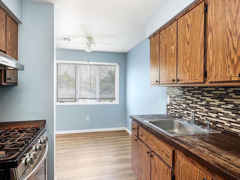 Dining area is conveniently adjacent to the kitchen.