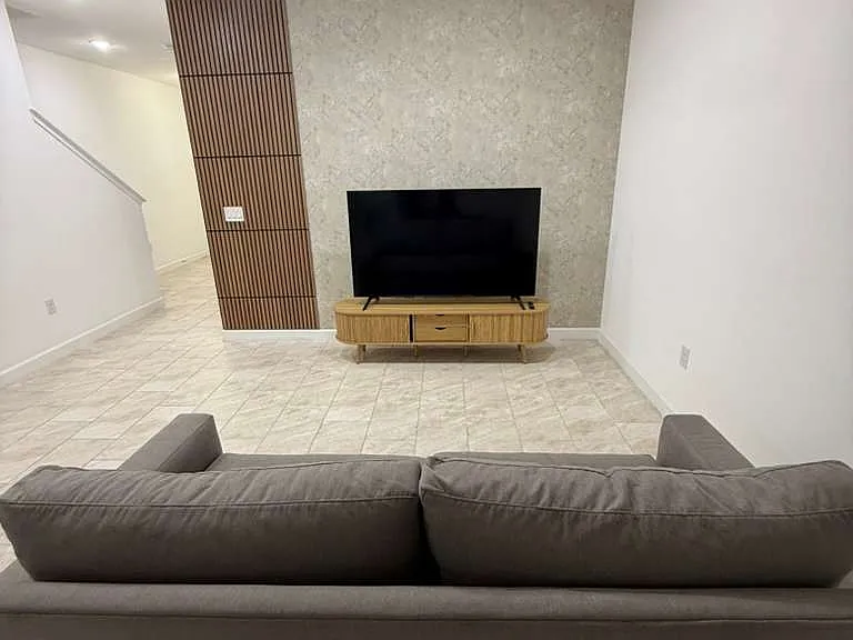 65" TV with tv furniture