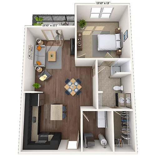 Floor plan Midtown