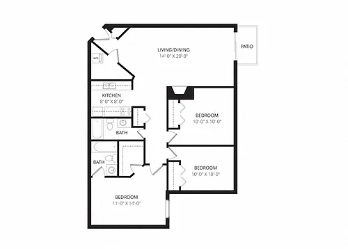 Floor plan E1