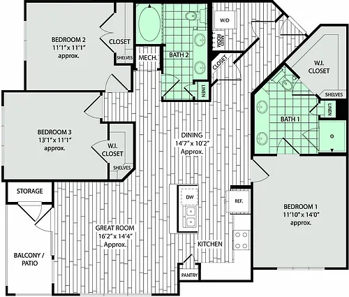 Floor plan C1