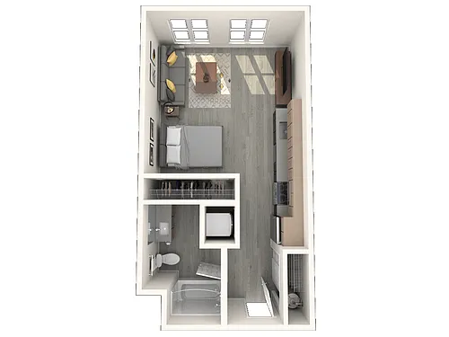 Floor plan Studio A