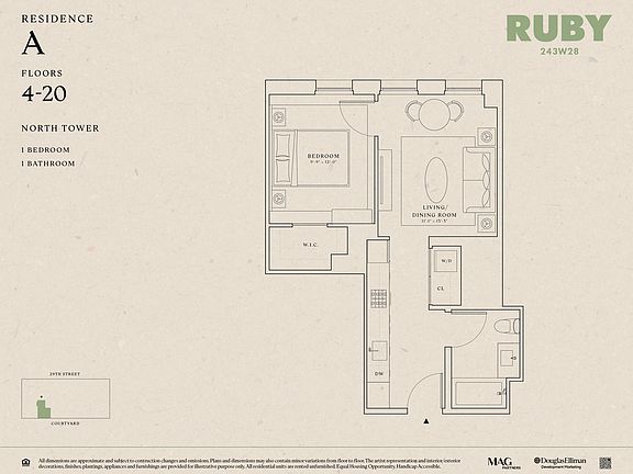 2nd image of 243 W 28th St #5AN