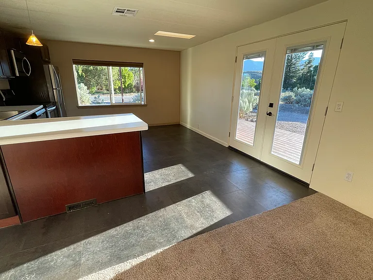 South View from Living room of
 Kitchen