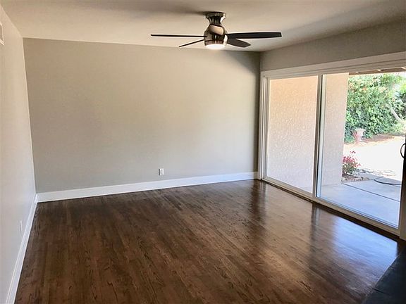 LARGE family room with new sliding doors to back yard
