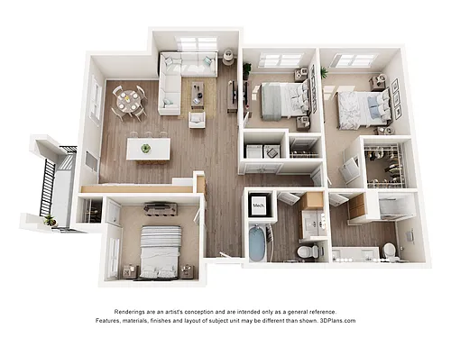 Floor plan 3A