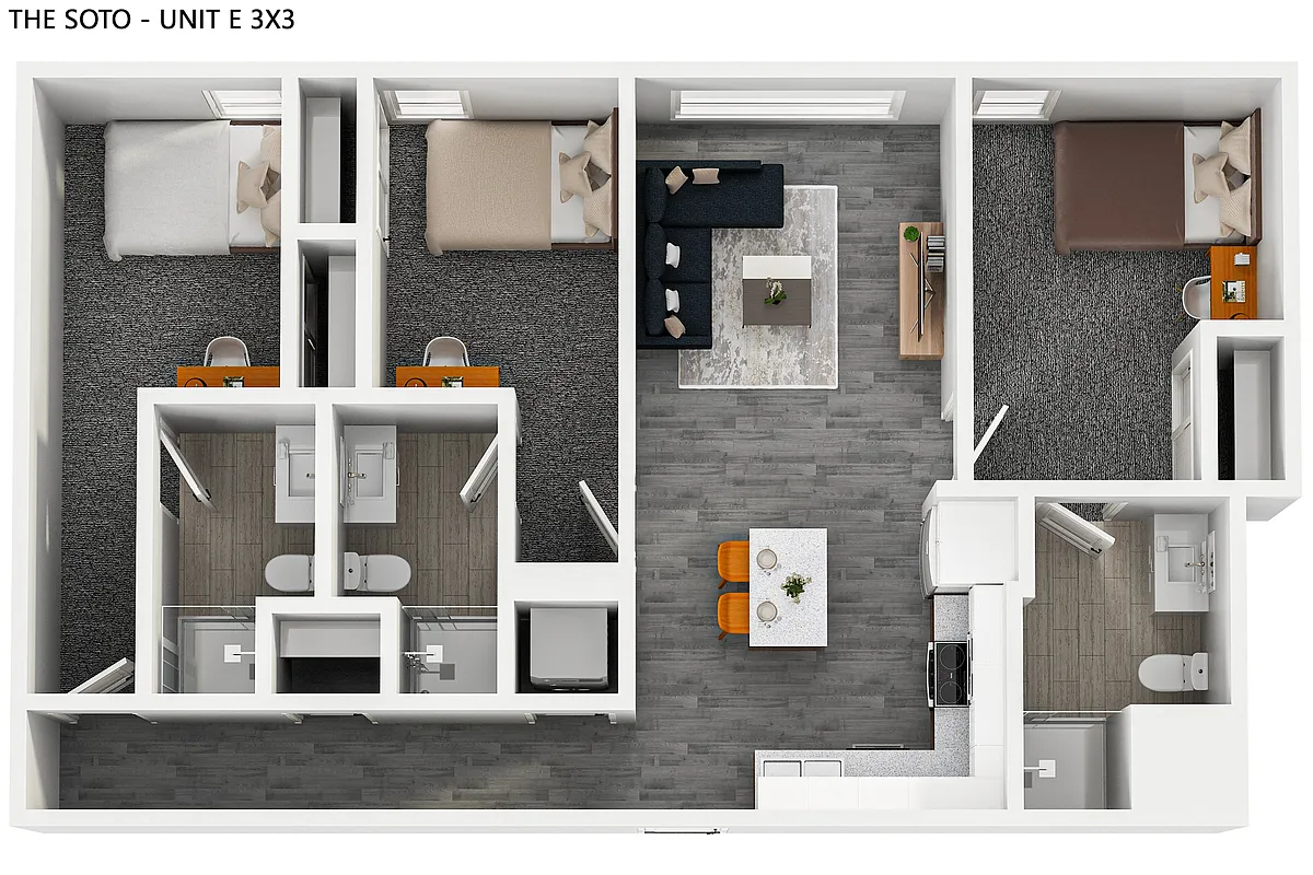 Floor plan E3x3