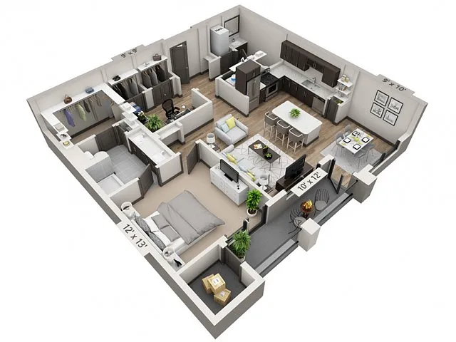 Floor plan Buchanan