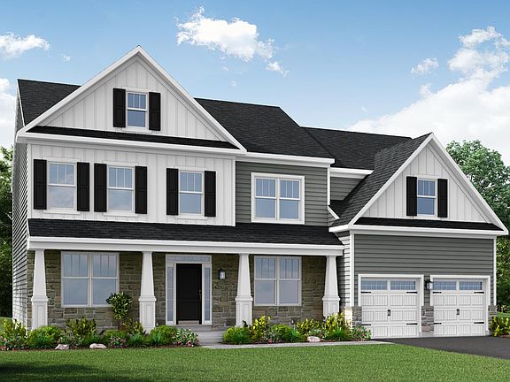 2793 Craftsman Front Entry New Home Exterior Of The Madison From Hallmark Homes