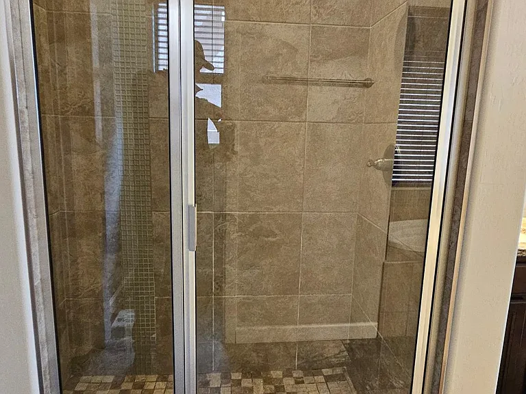Maters bedroom separate shower