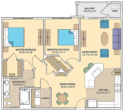 Floor plan Meridian