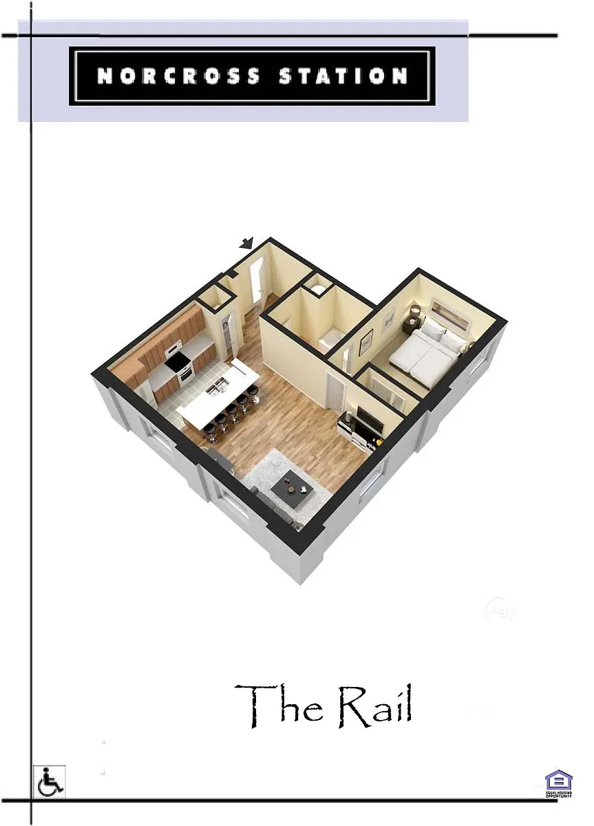 Floor plan The Rail