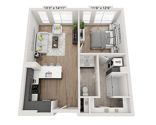 Floor plan A1BB