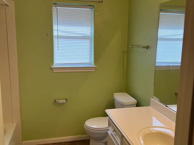 separate hallway bathroom