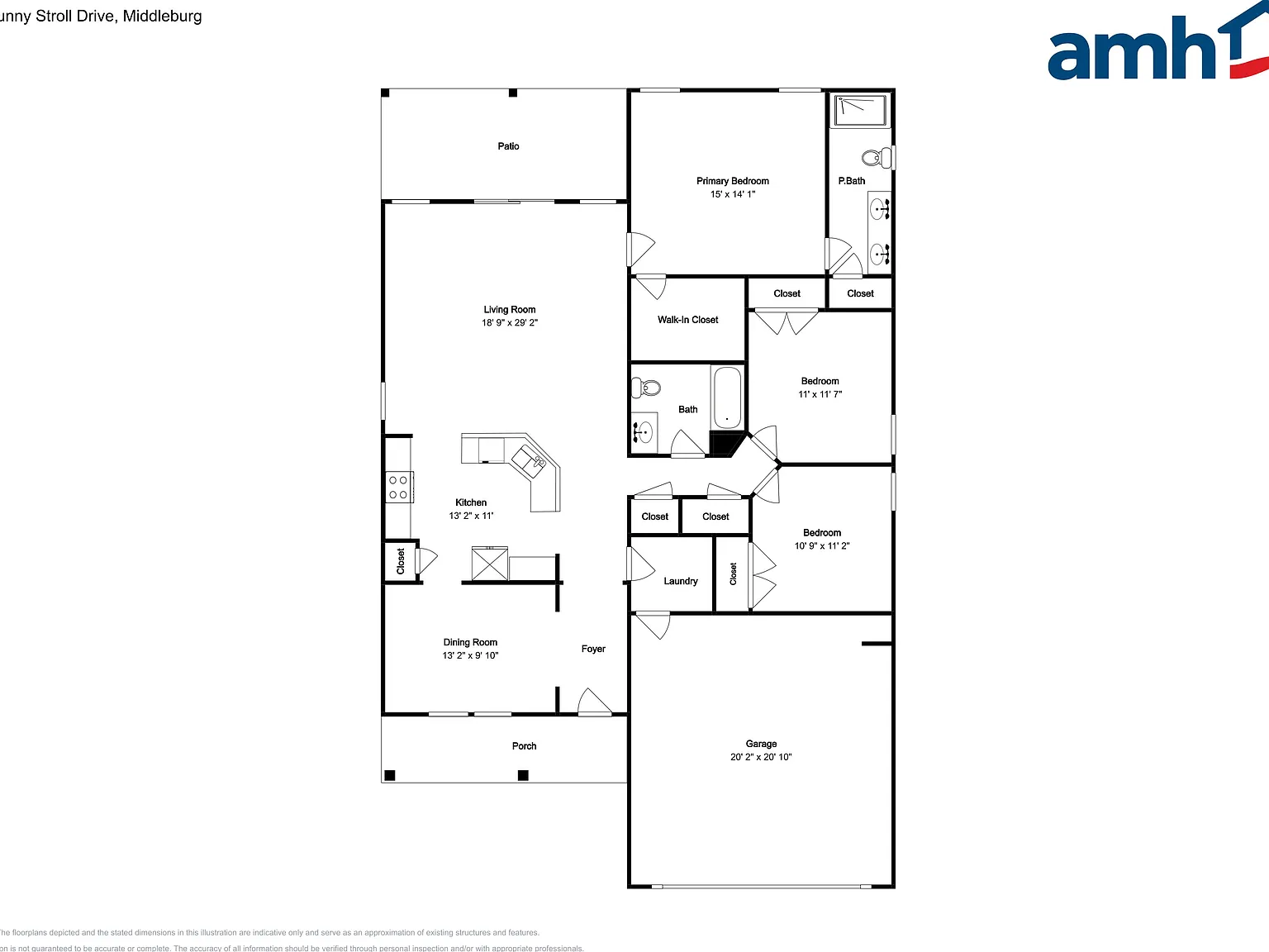 3 bed, 2.0 bath, 1606 sqft, $2,080 — Photo 2