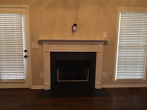 Fireplace in living room